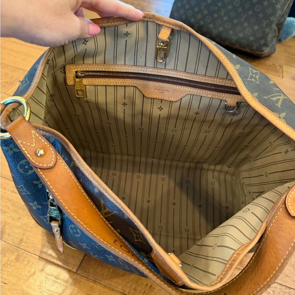 Louis Vuitton Delightful MM Monogram Hobo Bag Brown Canvas Leather Shoulder Bag - Picture 7 of 12